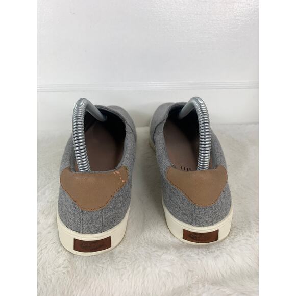 Dr Scholl's Shoes Womens 8.5 M Madison Casual Slip On Loafer Grey Fabric Flats - Picture 4 of 8